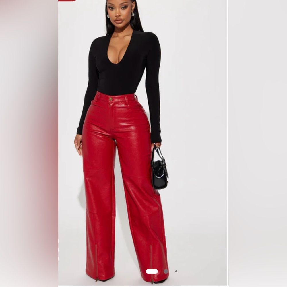 Fashion Nova Faux Leather Pants
